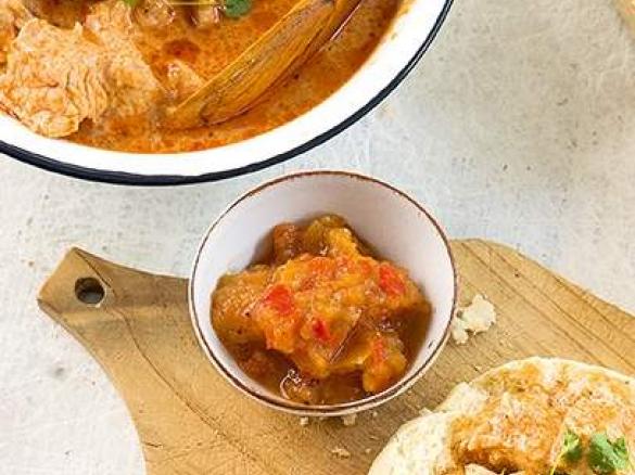 Brinjal (Eggplant) chutney