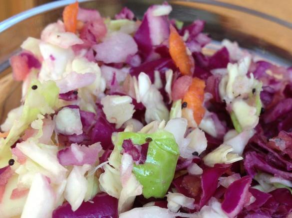 Mayonnaise free coleslaw