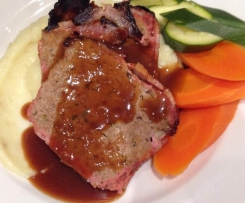 Meatloaf and Honey BBQ Glaze