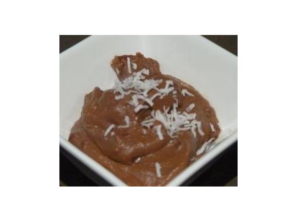 Chocolate & coconut custard 