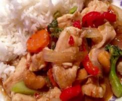 Variation Thai Chicken with Cashews