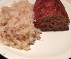 Healthy meatloaf (man approved!)
