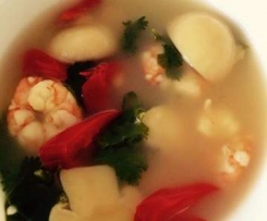 AUTHENTIC Thai Tom Yum Goong (Spicy Prawn Soup)