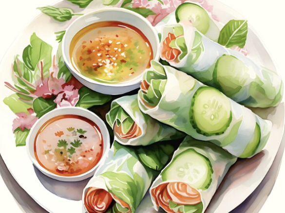 Vietnamese Inspired Summer Rolls