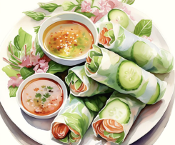 Vietnamese Inspired Summer Rolls