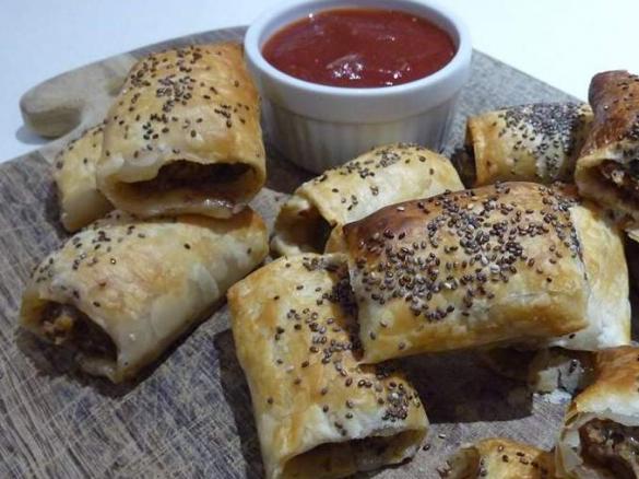 Sausage Rolls-with hidden veggies