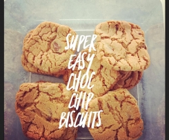 Super Easy Choc Chip Biccys