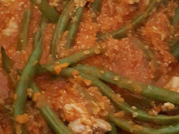 Fodmap pork & vegetable casserole with quinoa