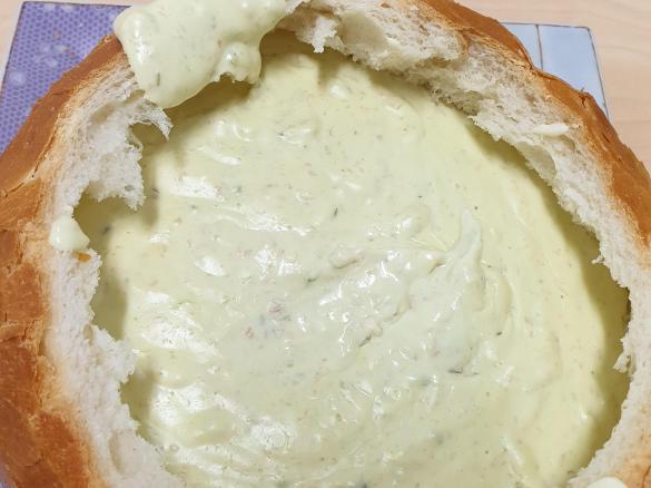 ❤Cheesy Bacon Cob Loaf❤