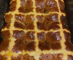 Sourdough hot cross buns