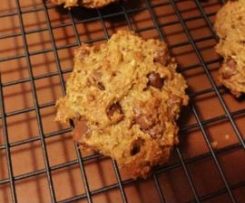 Choc chip chickpea cookies