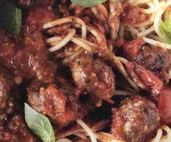Spaghetti and meatballs