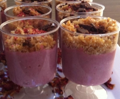 Raspberry Mousse Cheesecakes