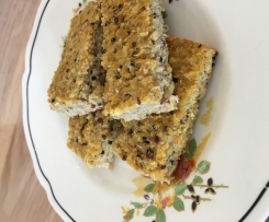 Quinoa breakfast slice