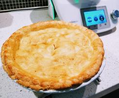 Decadent caramel apple pie