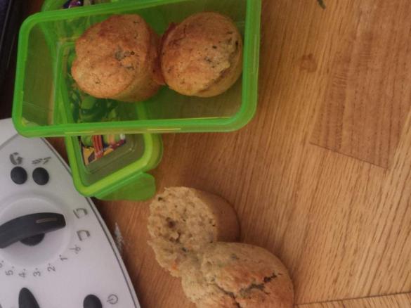 Carrot and Zucchini Luncbox Muffins