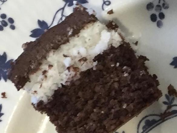 Choc mint slice - low sugar