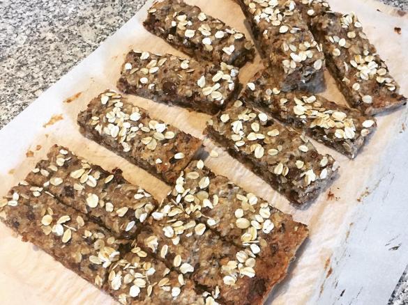 Banana Date and Oat Bars