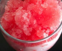 Watermelon and Chilli Granita