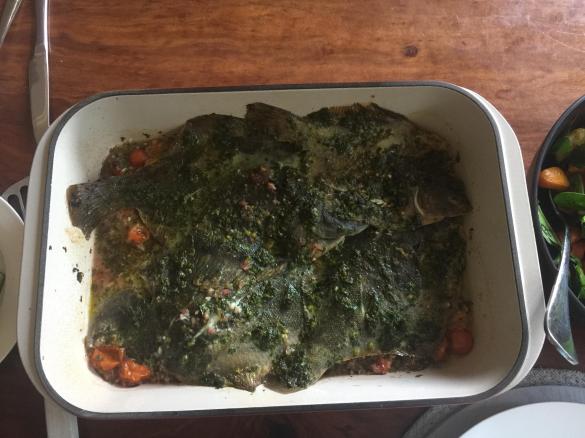 Jamie Oliver's Tray Baked Sole