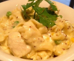 Chicken and Creamy Mustard Pasta