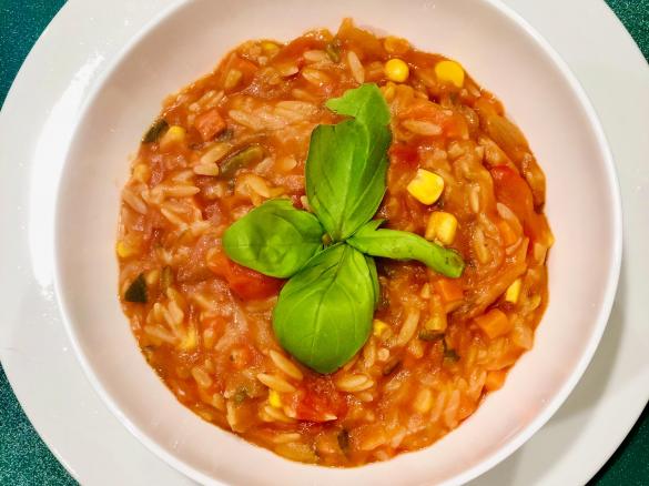 Vegetable Stew with Risoni