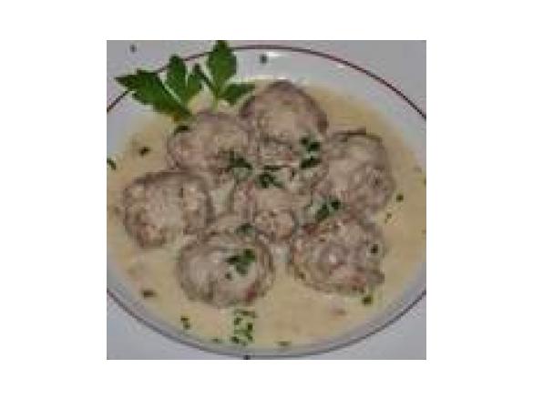Youvarlakia Avgolemono - Greek Meatballs with egg and lemon sauce