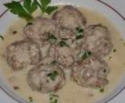 Youvarlakia Avgolemono - Greek Meatballs with egg and lemon sauce