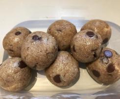 Caramel Choc Chip Cookie Bliss Balls