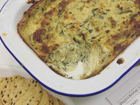 Spinach and Artichoke Warm Dip