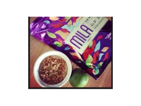 Raw Lime & Chia Crumble