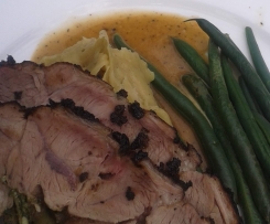 Lamb Roast with Mint and Spinach Pesto Meal - Celebrating Waitangi Day