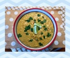 Satay coconut curried vegetables