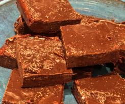 Heavenly Chocolate Fudge Protein Slice