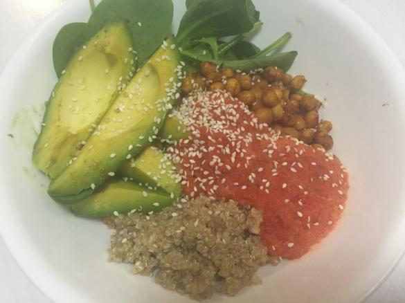 Brilliant Red Buddha Bowl