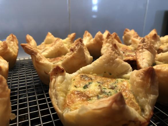 Sundried Tomato & Basil Quiches