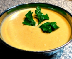 LCHF Roasted Cabbage Soup