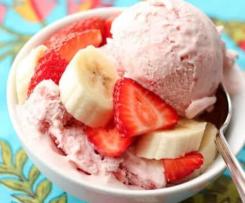 Banana Strawberry Sorbet