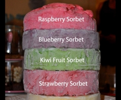 Charlie's Rainbow Sorbet Cake