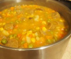 ThermoGourmand Sweet and Savoury Curried Sausages