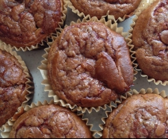 Strawberry swirl muffins