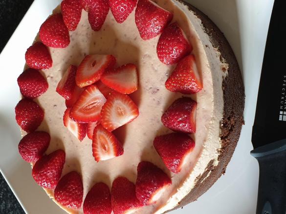 Strawberry Cheesecake - No Bake