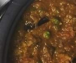 Bharta (eggplant curry)