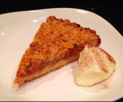 Quince & Rhubarb Crumble