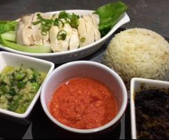 Hainanese Chicken Rice (Fast & Easy)