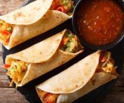 Spicy Vegetable Chapati Wraps