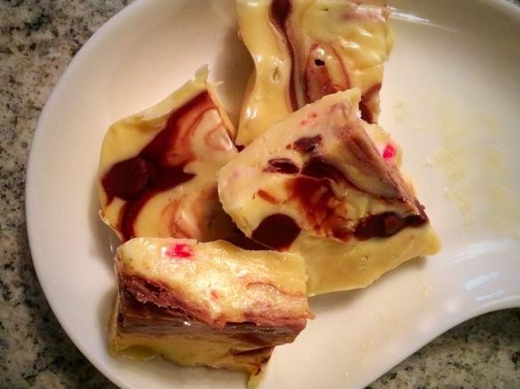 Candy Cane Fudge 