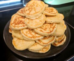 Coconut milk pancakes