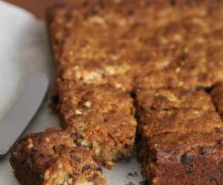 Walnut and date tray cake