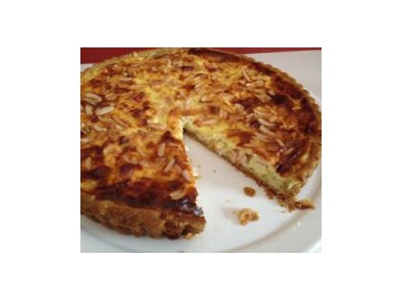 Chicken & Almond Quiche